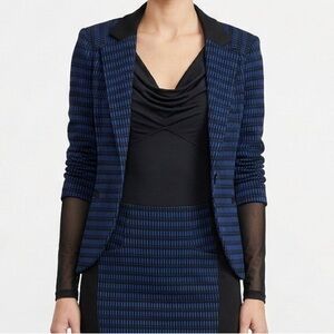 Nanette Lepore Women's Blazer in Blue and Black